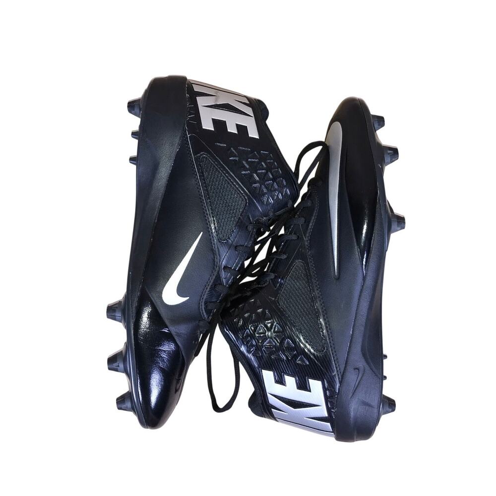 2015 Nike Football Cleats Men’s Size 13 Lunar Code Pro 3/4 D 'Oakland Raiders'